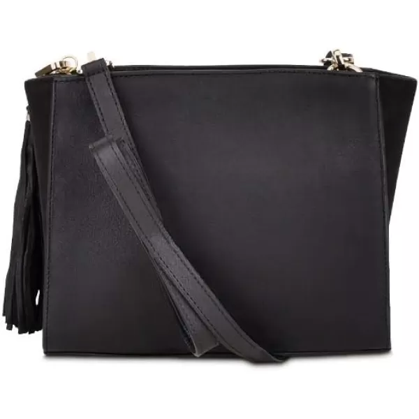 Cuadra Womens Crossbody Bag in Genuine Stingray Leather BlackBlack