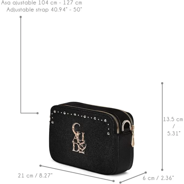 Cuadra Womens Crossbody bag in genuine Stingray LeatherCuadra Womens Crossbody bag in genuine Stingray Leather