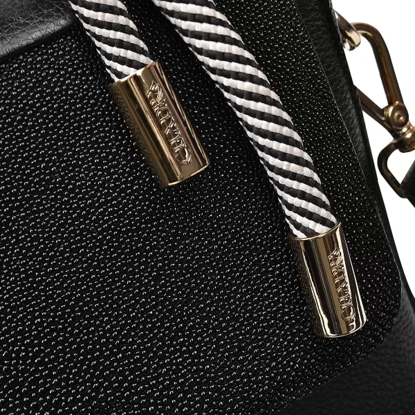 Cuadra Womens Handbag in Genuine Stingray Leather Black BOD64MACuadra Womens Handbag in Genuine Stingray Leather Black BOD64MA