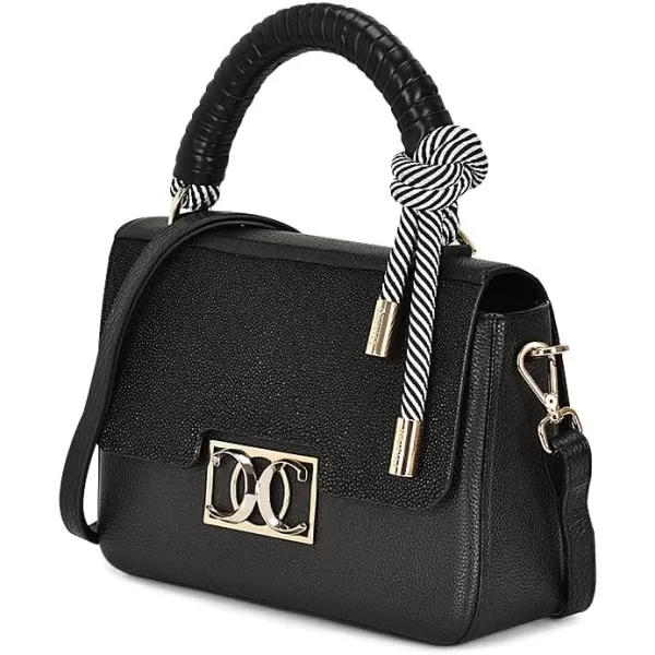 Cuadra Womens Handbag in Genuine Stingray Leather Black BOD64MACuadra Womens Handbag in Genuine Stingray Leather Black BOD64MA