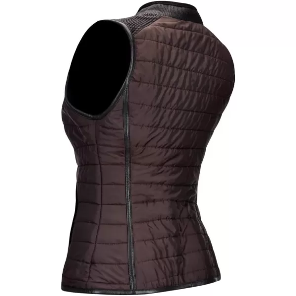 Cuadra Womens Reversible Vest in Ovine Leather with Textile Inner SideBlack