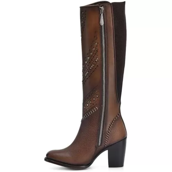 Cuadra Womens Tall Boot in Genuine Leather Brown 3W21RSCuadra Womens Tall Boot in Genuine Leather Brown 3W21RS