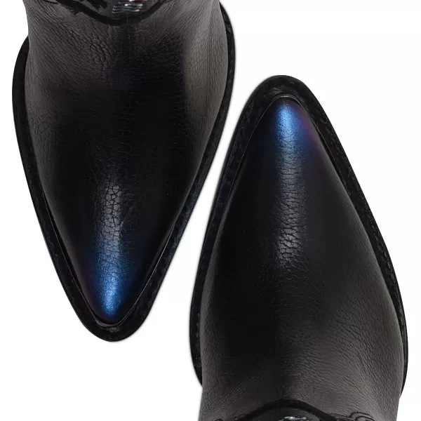 Cuadra Womens Tall Western Boot in Genuine Leather Blue 4I09RSBlack