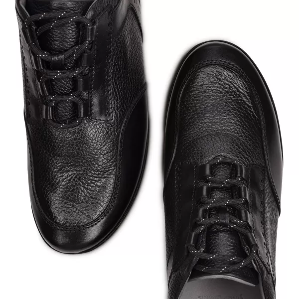 FRANCO CUADRA Men Shoes in Genuine Deer Leather BlackBlack