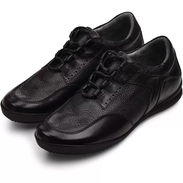 FRANCO CUADRA Men Shoes in Genuine Deer Leather BlackBlack