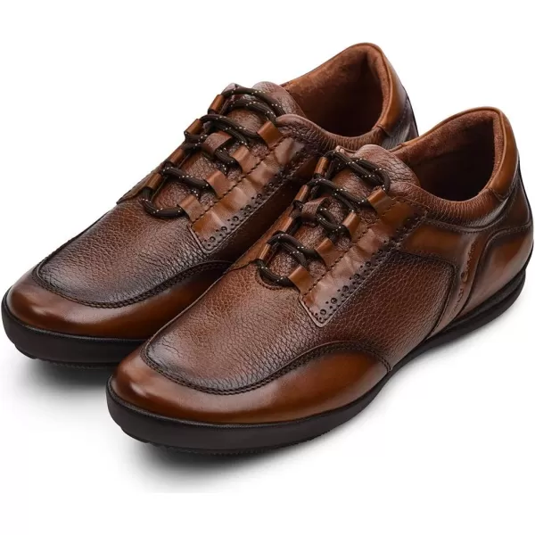 FRANCO CUADRA Men Shoes in Genuine Deer Leather BrownBrown