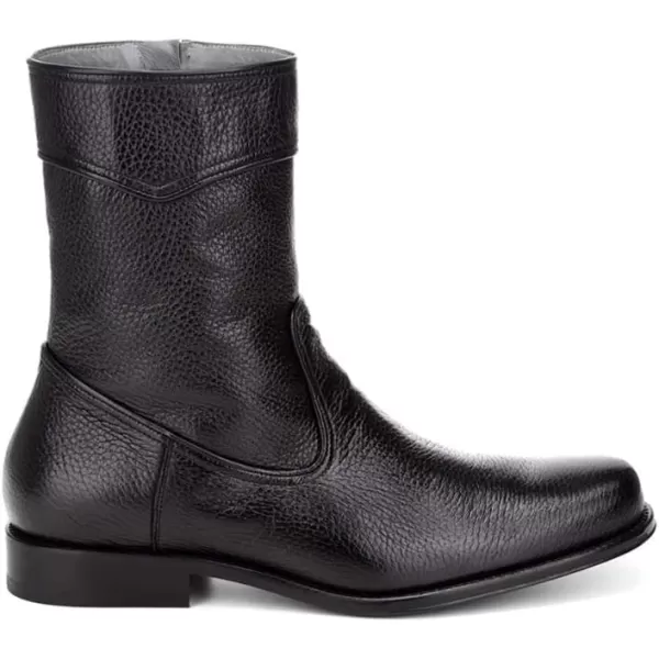 FRANCO CUADRA Mens Boot in Genuine Deer Leather Black G08VNVNBlack