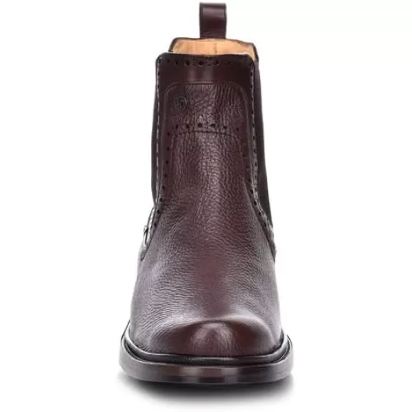 FRANCO CUADRA Mens Boot in Genuine Deer Leather BlackBrown