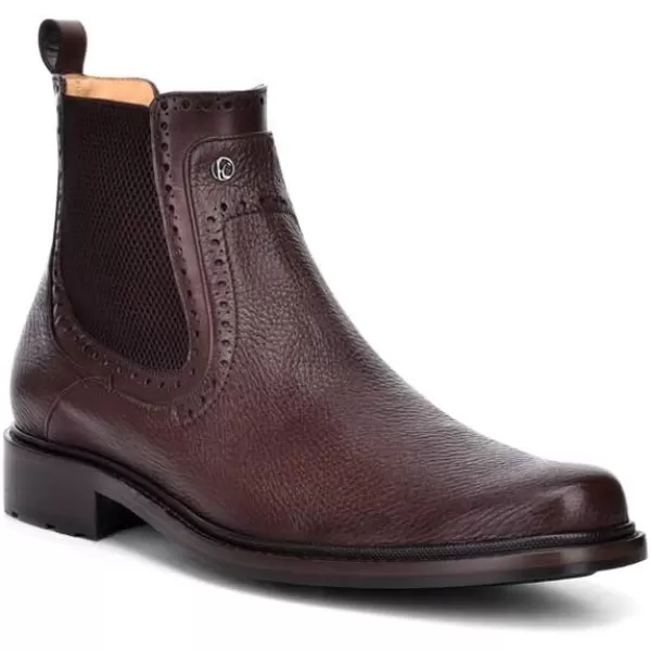 FRANCO CUADRA Mens Boot in Genuine Deer Leather BlackBrown