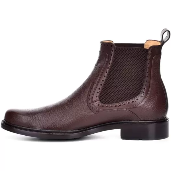 FRANCO CUADRA Mens Boot in Genuine Deer Leather BlackBrown