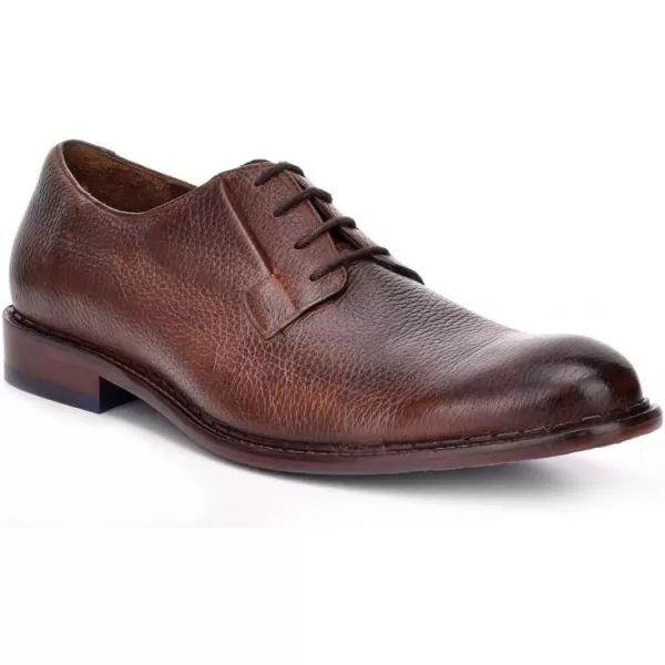 FRANCO CUADRA Mens Derby Shoes in Genuine Deer LeatherBrown