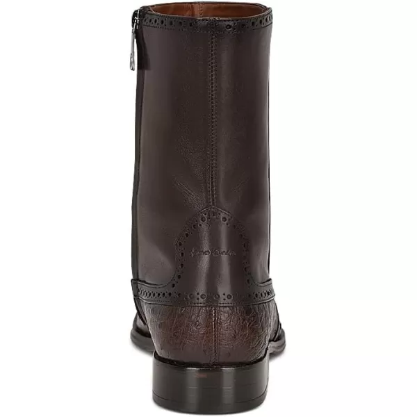 FRANCO CUADRA Mens Dress Boots in Genuine Ostrich Leather BrownBrown