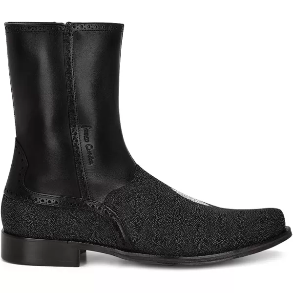 FRANCO CUADRA Mens Dress Boots in Genuine Stingray Leather BlackFRANCO CUADRA Mens Dress Boots in Genuine Stingray Leather Black