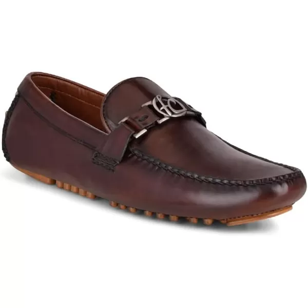 FRANCO CUADRA Mens Driver in Genuine Leather Brown 11Brown