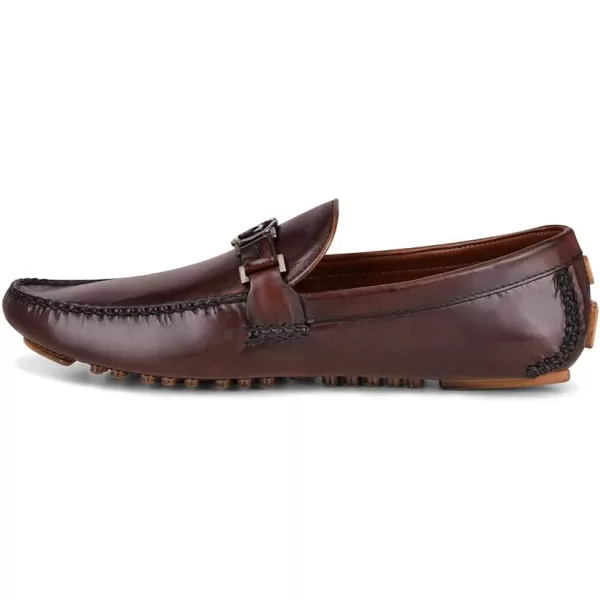 FRANCO CUADRA Mens Driver in Genuine Leather Brown 11Brown