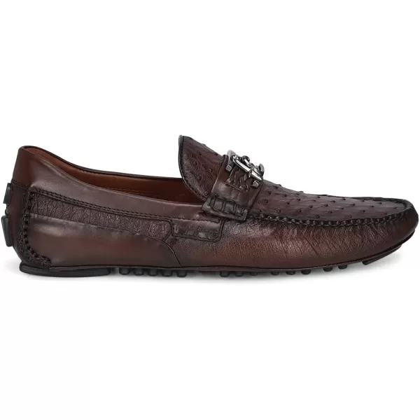 FRANCO CUADRA Mens Driver in Genuine Ostrich Leather 36VAVAV BrownFRANCO CUADRA Mens Driver in Genuine Ostrich Leather 36VAVAV Brown