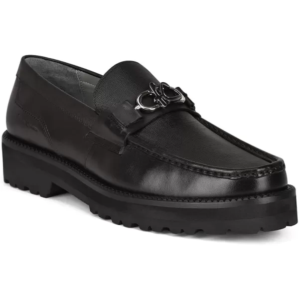 FRANCO CUADRA Mens Moccasin in Bovine Leather BlackBlack