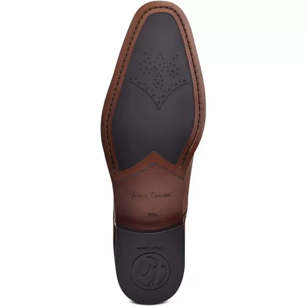 FRANCO CUADRA Mens Monkstrap Shoes in Genuine LeatherBrown