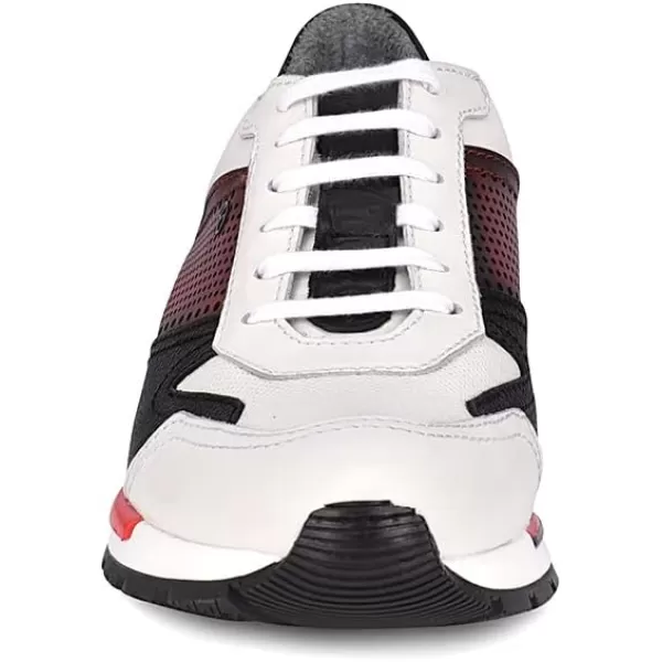 FRANCO CUADRA Mens Sneakers in Bovine Leather RedRed