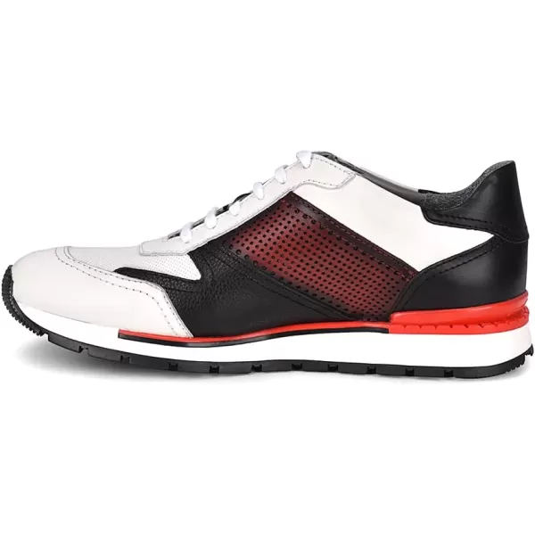 FRANCO CUADRA Mens Sneakers in Bovine Leather RedRed