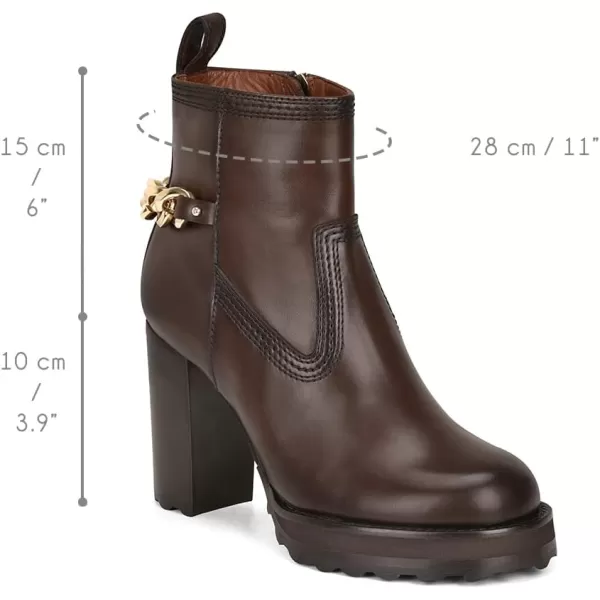 FRANCO CUADRA Womens Bootie in Genuine Leather BrownBrown