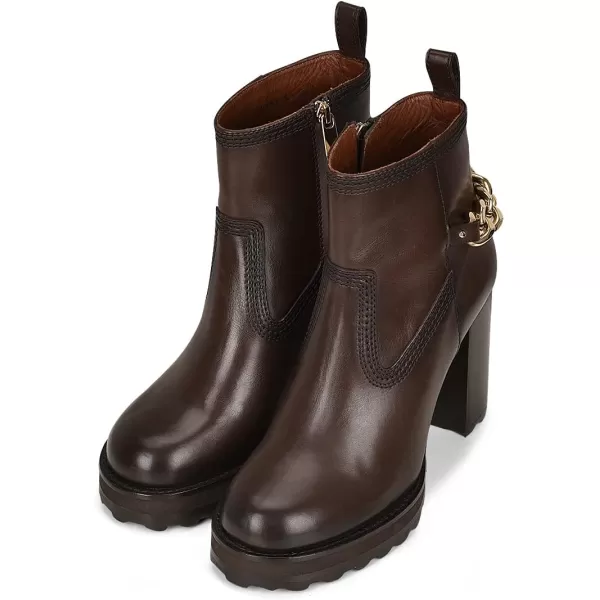 FRANCO CUADRA Womens Bootie in Genuine Leather BrownBrown