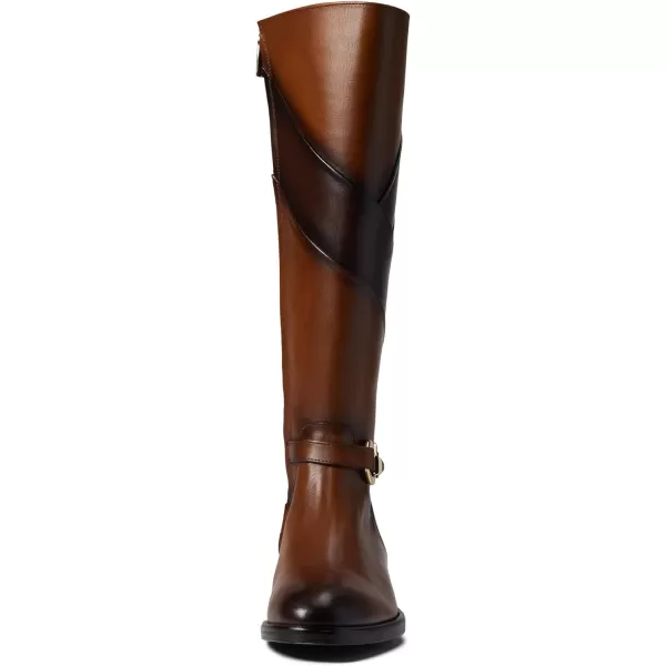 FRANCO CUADRA Womens Riding Boot in Genuine Leather BrownBrown