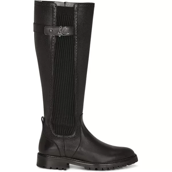 FRANCO CUADRA Womens Tall Riding Boot in Genuine Leather BlackBlack