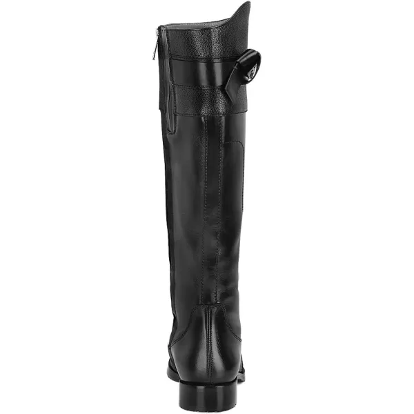 FRANCO CUADRA Womens Tall Riding Boot in Genuine Stingray Leather BlackBlack