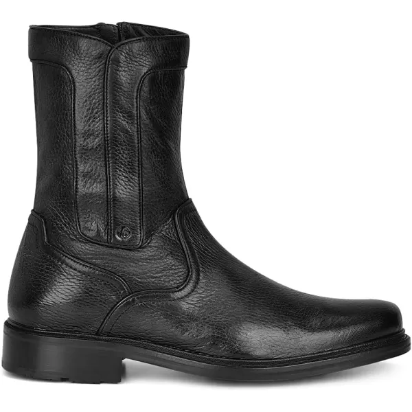 Franco Cuadra Mens Boot in Genuine Deer Leather BlackBlack