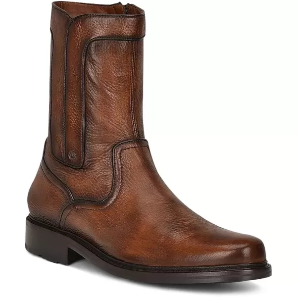 Franco Cuadra Mens Boot in Genuine Deer Leather BlackHoney