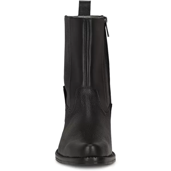 Franco Cuadra Mens Dress Boots in Genuine Deer Leather BlackBlack