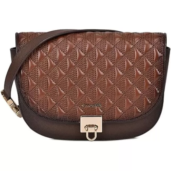 CUADRA womens belt bag in genuine leather brownBrown