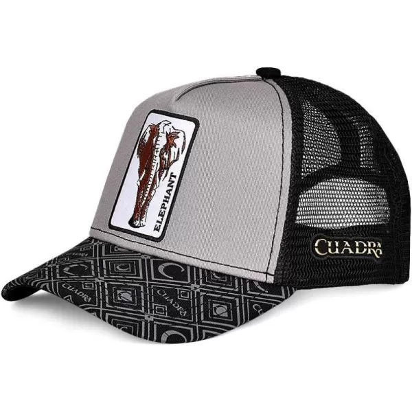 Cuadra Black Elephant Patch Snapback Cap 0ELEGRK Black Talla nicaCuadra Black Elephant Patch Snapback Cap 0ELEGRK Black Talla nica