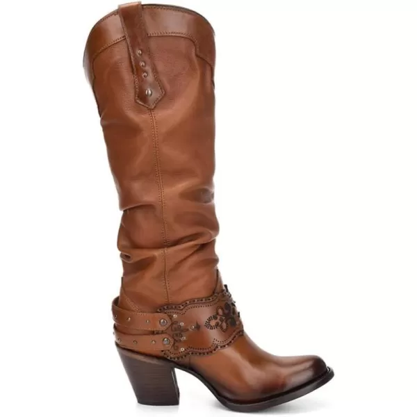 Cuadra Fashion Cowgirl Womens Boots Golden Color  Cowhide Leather  Handmade  Sizes from 6 to 95Gold