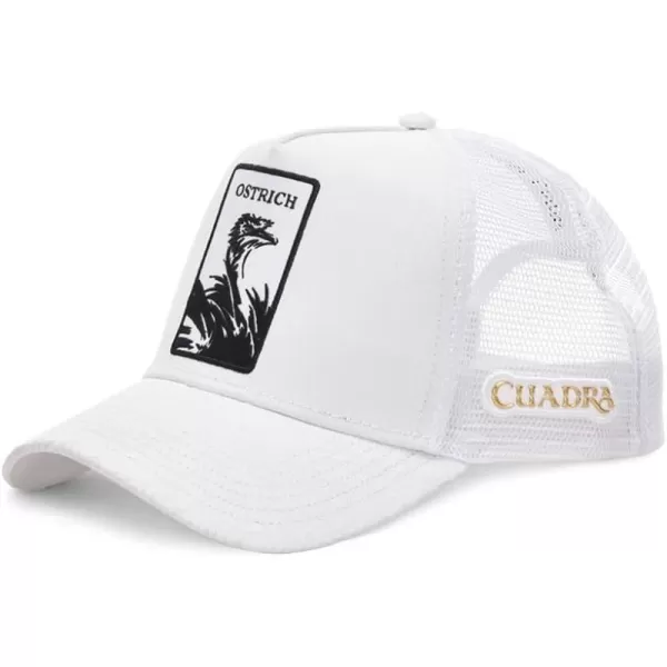 Cuadra Knight Snapback Cap with Ostrich Patch White GOC00OS White Talla nicaCuadra Knight Snapback Cap with Ostrich Patch White GOC00OS White Talla nica