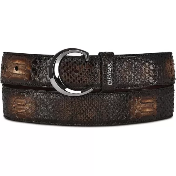 Cuadra Mens Belt with Genuine Python Leather CS381PHCuadra Mens Belt with Genuine Python Leather CS381PH