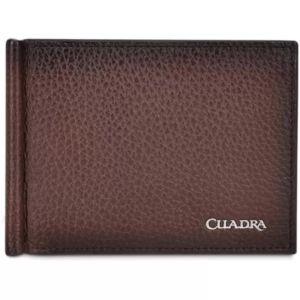 Cuadra Mens Bifold Wallet in Genuine Deer Brown B3042VEBrown