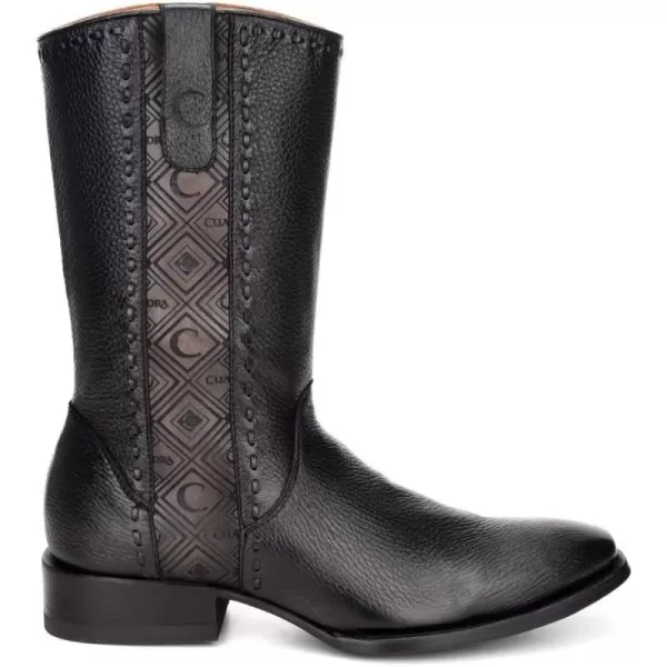 Cuadra Mens Boot in Genuine Deer Leather with Zipper BlackCuadra Mens Boot in Genuine Deer Leather with Zipper Black