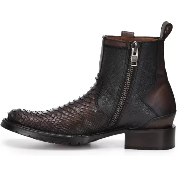 Cuadra Mens Boot in Genuine Python Leather Brown2T50PHCuadra Mens Boot in Genuine Python Leather Brown2T50PH