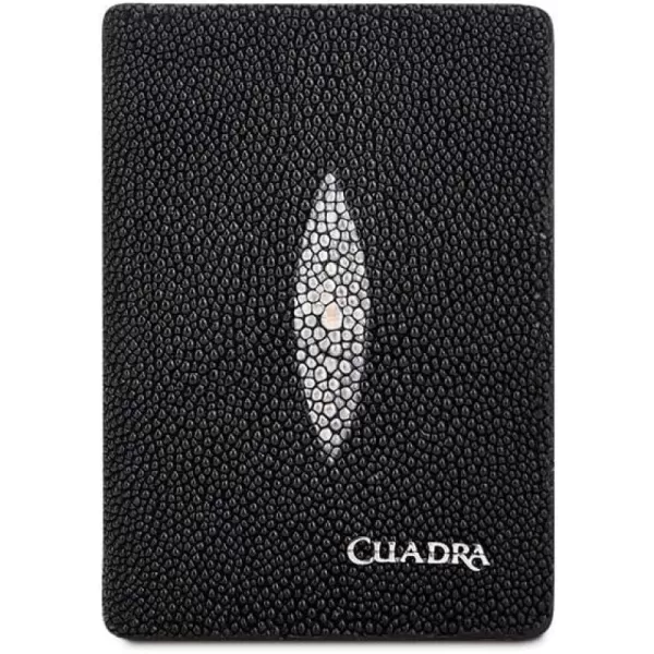 Cuadra Mens Cardholder in Genuine Stingray Leather Black B3007MACuadra Mens Cardholder in Genuine Stingray Leather Black B3007MA