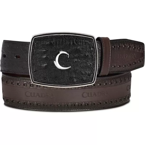 Cuadra Mens Cowboy Belt in Genuine Ostrich LeatherCuadra Mens Cowboy Belt in Genuine Ostrich Leather