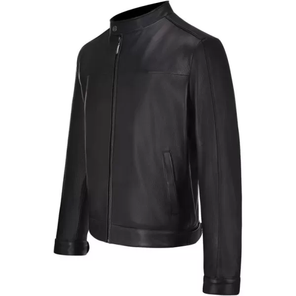 Cuadra Mens Jacket in Genuine Deer Leather BlackBlack