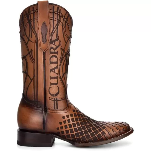 Cuadra Mens Rodeo Boot in Genuine Leather BrownBrown