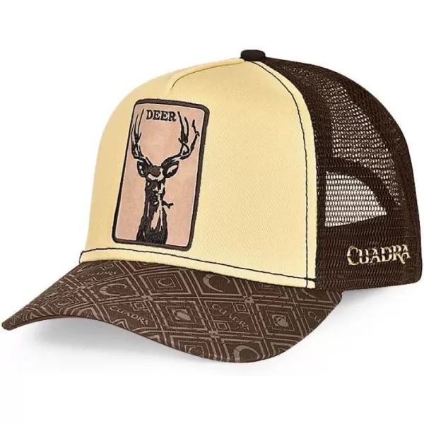 Cuadra Mens Snapback Cap with Brown Deer Patch 0DEERTN Coffee Talla nicaCuadra Mens Snapback Cap with Brown Deer Patch 0DEERTN Coffee Talla nica