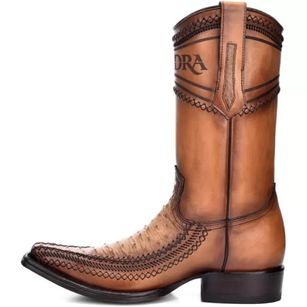 Cuadra Mens Western Boot in Genuine Ostrich Leather BrownCuadra Mens Western Boot in Genuine Ostrich Leather Brown