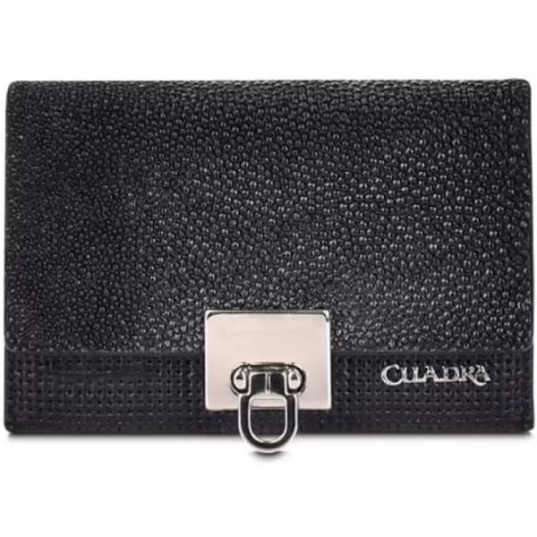 Cuadra Womens Wallet in Genuine Stingray Leather Black BD197MACuadra Womens Wallet in Genuine Stingray Leather Black BD197MA