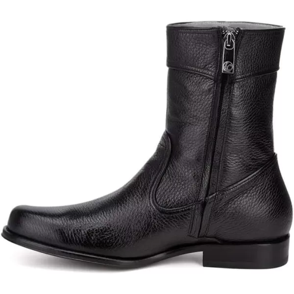 FRANCO CUADRA Mens Boot in Genuine Deer Leather Black G08VNVNBlack