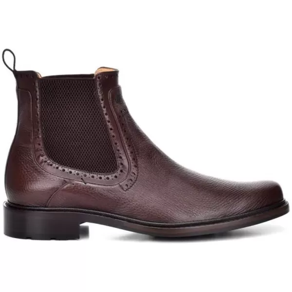 FRANCO CUADRA Mens Boot in Genuine Deer Leather BlackBrown