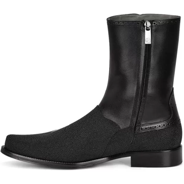 FRANCO CUADRA Mens Dress Boots in Genuine Stingray Leather BlackFRANCO CUADRA Mens Dress Boots in Genuine Stingray Leather Black